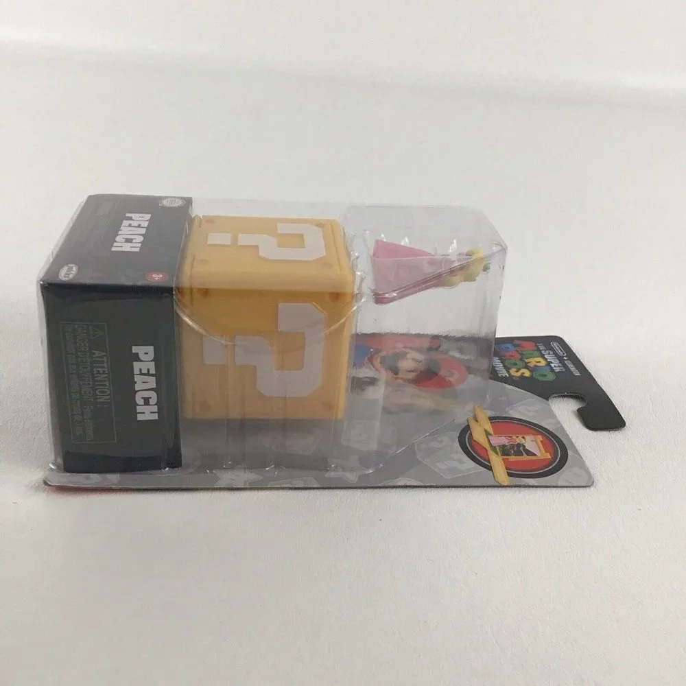 The Super Mario Bros Movie Princess Peach Mini 1" Figure Mystery Block New - Picture 3 of 6
